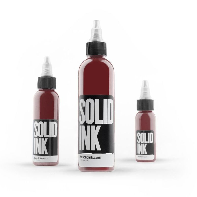 Deep Red - Solid Ink