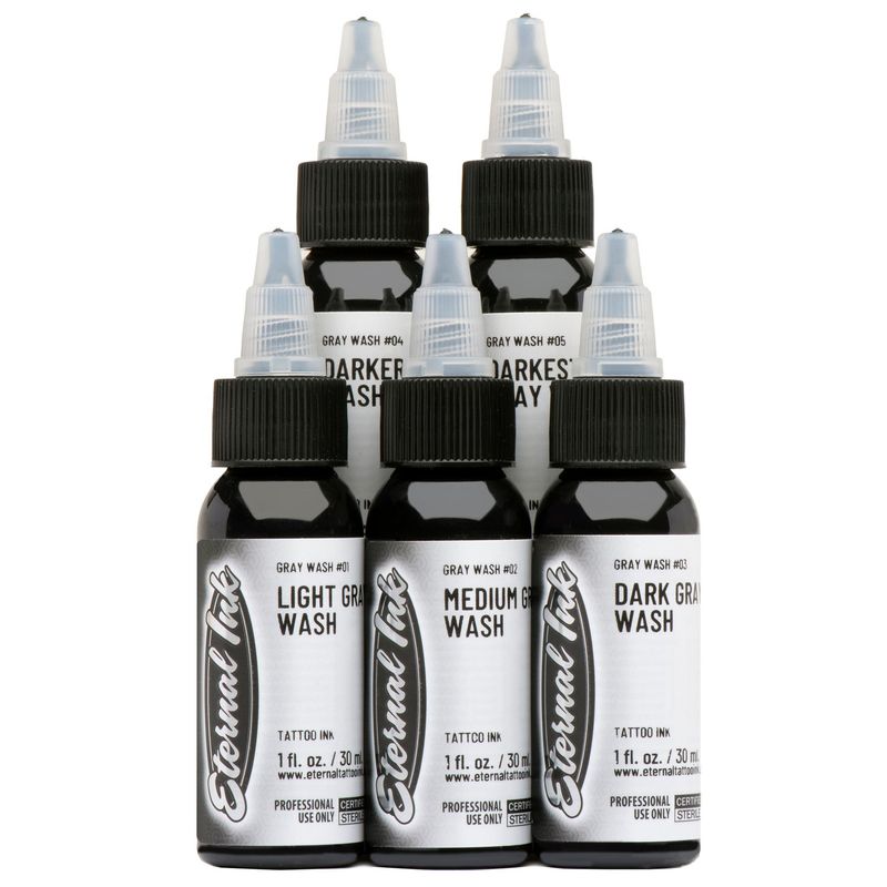 5 Color Gray Wash Set - Eternal Ink