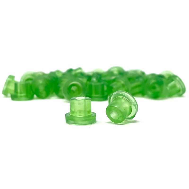 Rubber Hard Nipples - Green