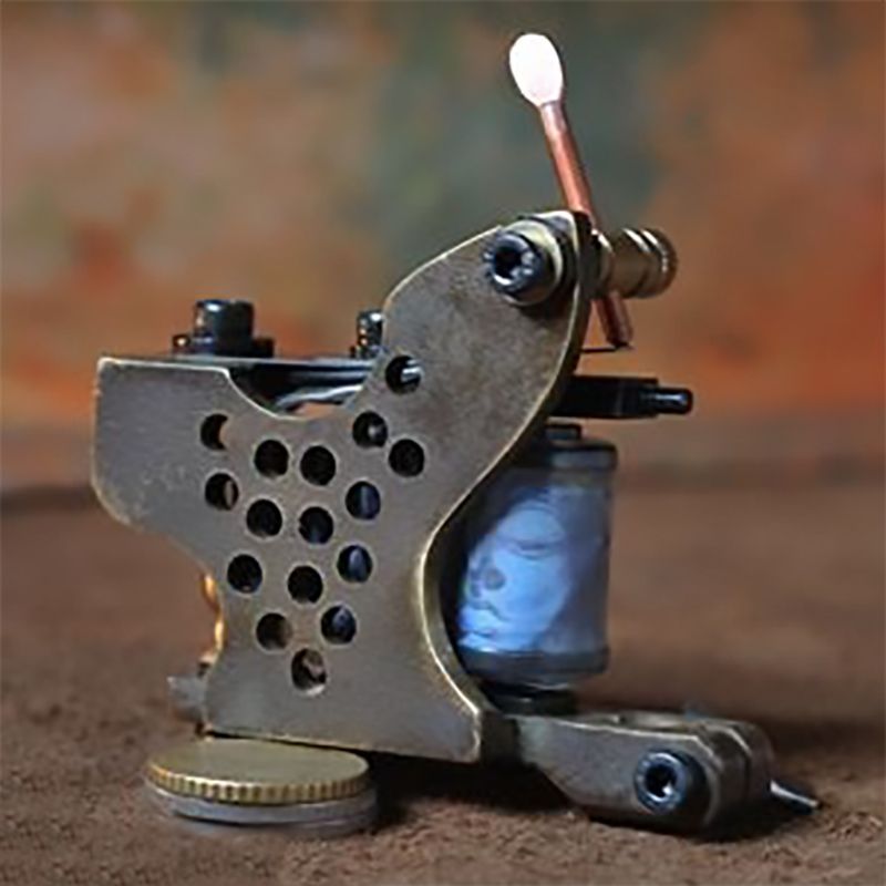 13005L - Kylin Handmade Brass Tattoo Machine Gun
