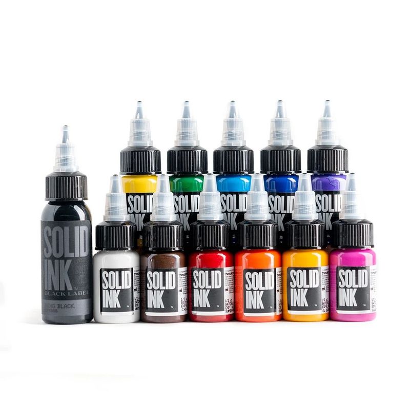 Mini Travel Set (12 Colors) - Solid Ink