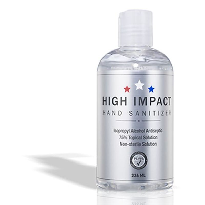 High Impact Hand Sanitizer [Gel] - Disk Cap - 8oz