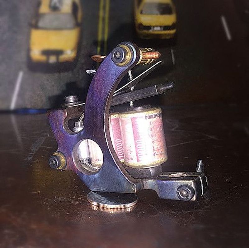 Kylin Handmade Brass Tattoo Machine D