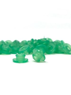 Silicone Nipples With Baffle - Green