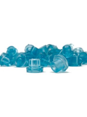Rubber Hard Nipples - Turquoise