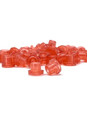 Rubber Hard Nipples - Red