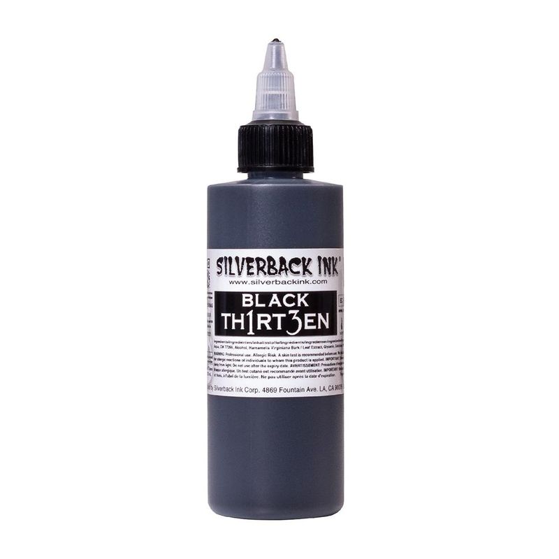 4oz Black 13 - Silverback Ink