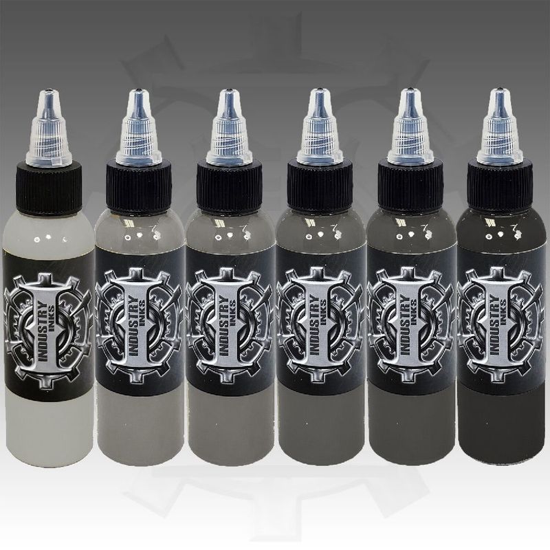 1oz French Grey Set- Industry Inks