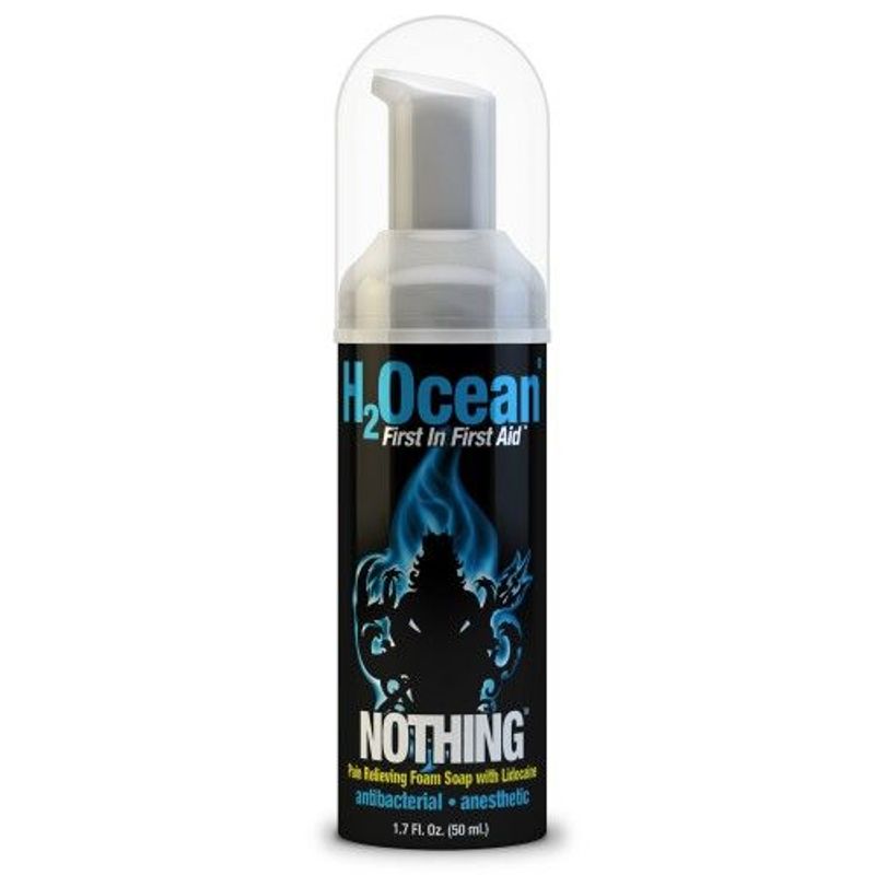 1.7oz NOTHING Tattoo Pain Relieving Foam Soap w/ Lidocaine - H2Ocean