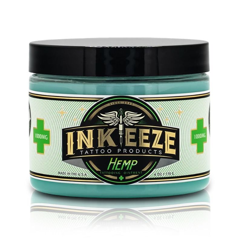 INK-EEZE Hemp Tattoo Ointment - 6oz