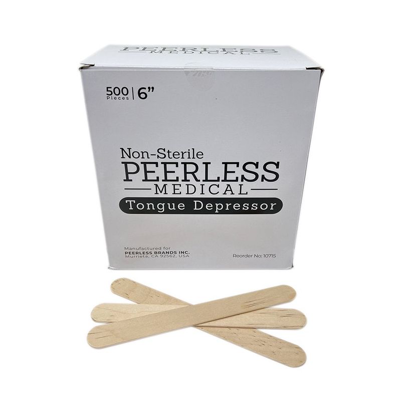 Senior Tongue Depressors Non-Sterile (500pc/box)