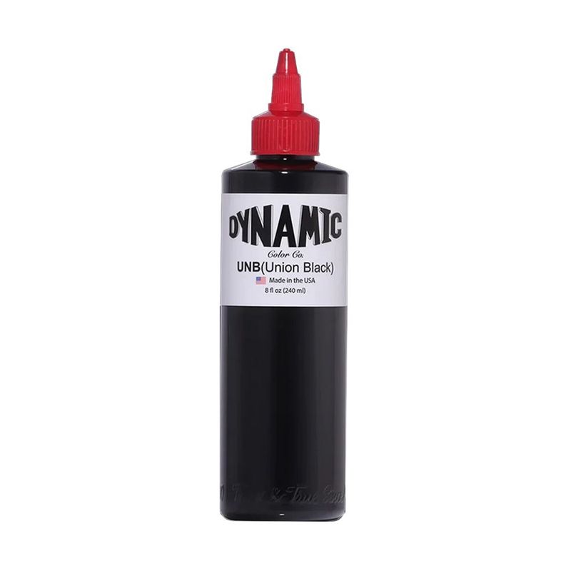 8oz Union Black Tattoo Ink - Dynamic Ink
