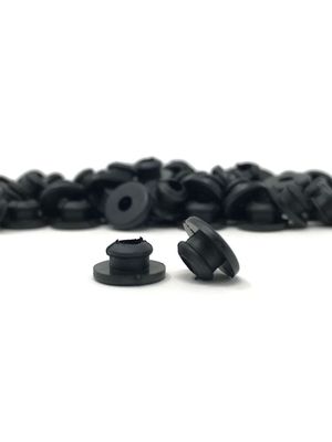 Silicone Nipples With Baffle - Black