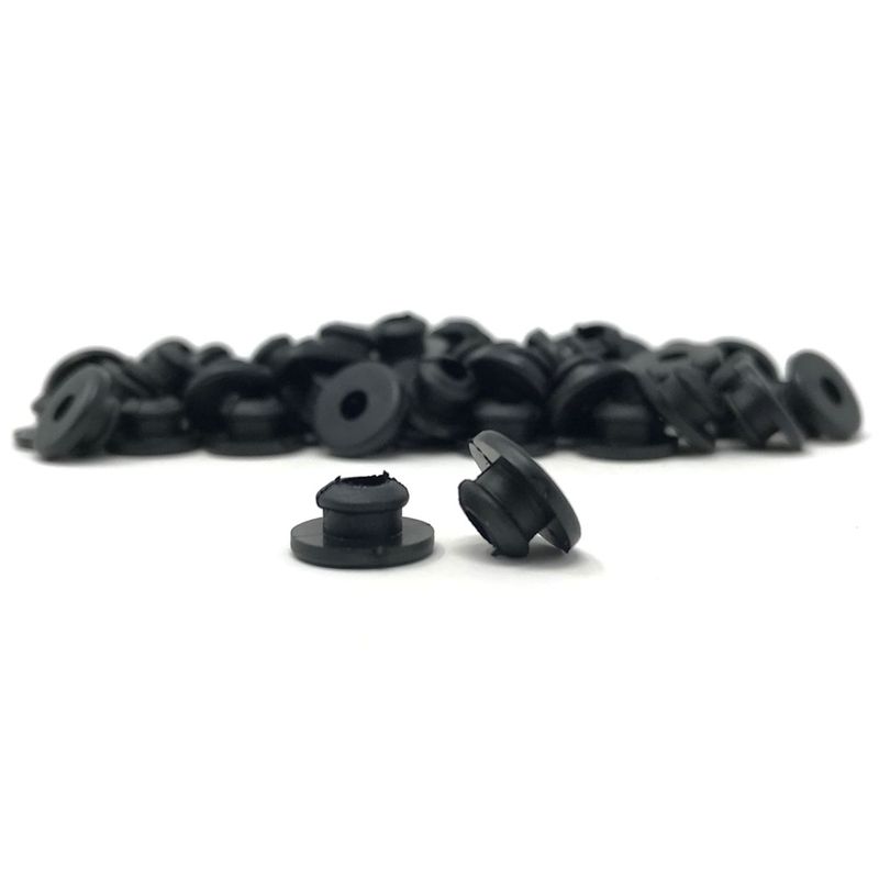 Silicone Nipples With Baffle - Black
