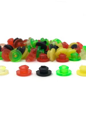 Silicone Nipples With Baffle - Color Mix