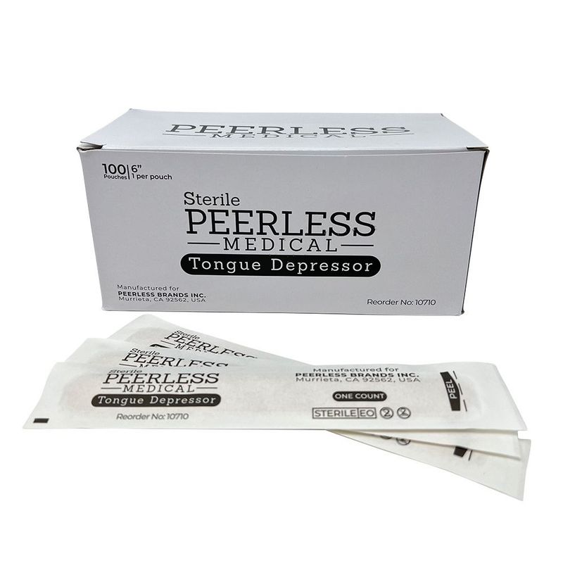 Senior Tongue Depressors Sterile (100pc/box)