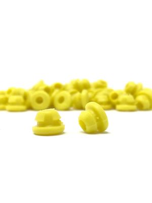 Baffle Rubber Nipple - Yellow