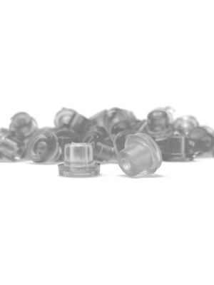 Rubber Hard Nipples - White