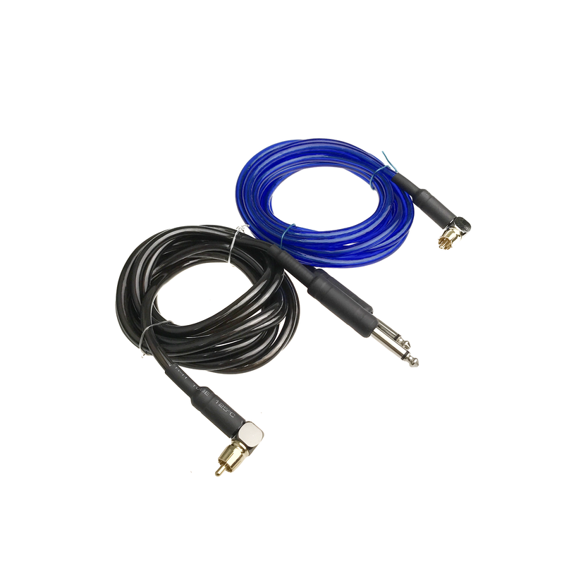 Silicone 90 Degree RCA Cord